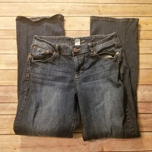 Stretch Blue Jeans, CURVY Bootcut 11/12